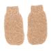 FOMIYES 2pcs Scrub Gloves Bath Sponge Body Wash Scrubber Women's Mittens Hand Glove Loofah Exfoliating Gloves Exfoliating Sponge Body Scrub Glove Spa Glove Bath Glove Beige Miss Ramie Jute