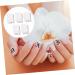 minkissy 20 Sets Nail Art Stickers Letter Nail Stickers Letter Stickers Nail DIY Decals Letters Stickers Nails Stickers White Letters Nail Stickers Halloween Nail Stickers Pvc Fashion - Buy Online on GoSupps.com