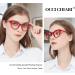OCCI CHIARI Designer Reading Glasses for Women - Stylish Readers 1.0 to 6.0 in Red - International Shipping Available - Buy Online on GoSupps.com