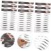 SOESFOUFU Black Eyebrows 10pcs Imitation Eco Eyebrow Sticker Stickers Makeup Stickers Black Stickers Grooming Stickers Brow - Buy Online on GoSupps.com