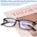 Blue Light Blocking Reading Glasses TR90 Lightweight Frame - Anti Glare Scratch Readers for Men and Women - Black (1.5x) - Pack of 3 - Buy Online on GoSupps.com