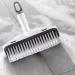 Fovolat Bathroom Squeegee Brush | 2-in-1 Bathroom Floor Scrubbing Scrape Brush Heavy-Duty Squeegee Brush for Enhanced Cleaning Efficiency for Deck Garage - Buy Online on GoSupps.com