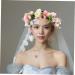 Yardenfun Fabric Flower Hair Accessories Flower Headdress Women Headdress Creative Hair Band Hair Bands Wedding Hair Accessories Wedding Headband Hair Headbands Women Bride Headbands - Buy Online on GoSupps.com