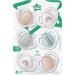 Tommee Tippee Nighttime soother 6-18 months 6 pack of glow in the dark soothers with symmetrical silicone baglet Pink Night - Buy Online on GoSupps.com