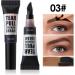  Ruhnjyg Eyebrow gel eyebrow cream fast-drying and long-lasting peel-off tinted eyebrow gel - Waterproof and sweat-resistant natural eyebrow mascara to create - Buy Online on GoSupps.com