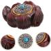 Tovinanna Mini Lotus Flower Wood Carving - Hand Exercise Plate & Feng Shui Vintage D cor - Sandalwood Sculpture for Home & Office - Buy Online on GoSupps.com