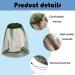 Midge Head Net 4 PCS Mosquito Head Net Black and Green Midge Head Net Protecting Cover Fine Mesh Insect Netting Mosquito Head for Travelling Outdoor Hiking Camping and Climbing - Buy Online on GoSupps.com
