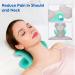 Neck and Shoulder Relaxer - TMJ Pain Relief, Acupressure Massage Design, Cervical Traction Device (Blue) - Buy Online on GoSupps.com