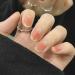 Gradient Brown French False Nails - Short 24Pcs Press On Square Acrylic Tips for Women - Buy Online on GoSupps.com