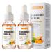 Frovetani 2 Pack Turmeric Serum for Dark Spot Removal Dark Spot Correction Oil Face and Body Serum Oil Natural Turmeric Oil for Fights Acne Skin