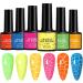 Crackle Gel - 6-Piece UV Color Gel Kit | Durable & Trendy Nail Care for Salon Home and Wedding - Buy Online on GoSupps.com