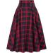 Women s Chiffon Maxi Skirt | Elegant Tulle Swing Skirts | Casual Red Floral Patterns International Shipping Available - Buy Online on GoSupps.com