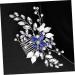 DOITOOL 1pc Bridal Hair Comb Hair Barrettes for Women Flower Hair Comb Combs for Women Crystal Hair Comb Pearl Wedding Comb Tiara Hair Comb for Bride Alloy Comb Simple Banquet Accessories - Buy Online on GoSupps.com