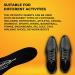 Happy Feet Orthotic Gel Inserts for Plantar Fasciitis - High Arch Support Shoe Insoles for Men & Women (Size M 7-8 / 8.5-10 - Buy Online on GoSupps.com