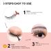 5 Pairs Lanvier Reusable Magnetic Eyelashes & Eyeliner Kit - No Glue Needed, Black - Buy Online on GoSupps.com