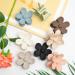 8Pcs Flower Hair Clips for Women - Large 3.5 Inch Claw Clips for Thick Hair - Cute Matte Floral Design - Strong Jaw Clips for Medium Hair - Buy Online on GoSupps.com