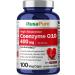 NusaPure CoQ10 400mg 100 Veggie Caps (Vegan Non-GMO) Coenzyme Q10 Supplement Antioxidant COQ-10 Enzyme Coq 10 100 Count (Pack of 1)