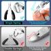 DRMODE PROFI Footnail Pliers Set - Super Sharp Nail Scissors & Clippers for Thick Nails Ingrown Nails - Complete 6-Piece Manicure Kit - Buy Online on GoSupps.com
