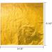 Paxcoo 300 Gold Leaf Sheets for Resin Jewelry Making, Nail Art, Slime & Gilding Crafts - 5.5x5.5 Inches, 300Pcs Gold, Silver, and Rose Gold Metallic Leaf - Buy Online on GoSupps.com