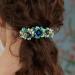 NAIHOD Vintage French Hair Barrettes - Luxurious Flower Leaf Butterfly Hair Clips - 3Pcs Bridal Hair Pins for Women & Girls - Wedding Party Jewelry - Buy Online on GoSupps.com