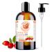 Rosehip Seed Oil. 473ml. 100% Pure. Cold-pressed. Unrefined. Chemical-free. Rich in Vitamin C. Great for Mature Skin. Natural Moisturizer for Hair Skin. 473 ml (Pack of 1)