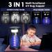 Uiage Bug Zapper - Solar & Rechargeable Mosquito Zapper - 4200V High Powered Electric Fly Trap - Waterproof Bug Killer Lantern for Camping, Patio, Yard, Home - Buy Online on GoSupps.com