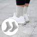 Frcolor Moisturizing Socks for Men - Repair Dry Feet & Cracked Heels - Light Gray Basketball Socks - Buy Online on GoSupps.com