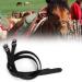 Zerodis Stirrup Leathers 1 Pair Strong Lengthen Stirrup Leathers with Soft Finish and Stainless Steel Buckle Equine Tool Accessories 50cm Black for Adults Or Childs