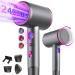 TISOUTEC F n hair dryer hair dryer professional ions with AC motor 2400W travel speed diffuser | Haarben 4-in-1 | hot/cold button | 3 heating & 3 speed levels | Hair Dry with quick heating & constant temperature