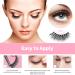 8D Fluffy False Eyelashes - Wispy Faux Mink Cat Eye Lashes | Lightweight 14 Pairs Pack for Stunning Look - Buy Online on GoSupps.com