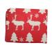 ifundom barber cloth elk baking apron christmas cosplay costume Christmas Kitchen Cooking Aprons christmas party xmas apron santa costume Haircut Apron decorate household Work Cotton linen 68X55X0.5CM