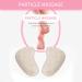Medial & Lateral Heel Wedge Silicone Insoles for Supination & Overpronation - Corrective Shoe Inserts for Foot Alignment & Knee Pain Relief - Black-Beige - Buy Online on GoSupps.com