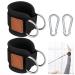 2 pieces of foot loops cable train with D-rings foot cuffs and carabiners train aids for fitness training men and women leg extensions leg training