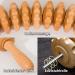 Natural Wooden Massage Roller with Handle - Curved Back Massager for Neck Legs & Body | International Shipping - Buy Online on GoSupps.com