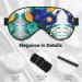 Flower Butterfly Soft Sleep Eye Mask | Breathable Eye Patch for Women | Ideal for Travel & Relaxation - Buy Online on GoSupps.com