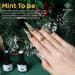 modelones Gel Nail Polish Glitter Green - 6 Pcs Glitter Green Sparkle Gel Polish Kit Soak Off Nail Lamp Avocado Dark Green Nail Gel Nail Kit Nail Art Design Gifts for Women BLINKING BRILLIANT - Buy Online on GoSupps.com