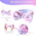 Spa Bowknot Headband for Women - Soft Coral Fleece Elastic Hair Band for Makeup & Shower | Pink-Violet Cosmetic Headwrap - Buy Online on GoSupps.com