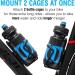 MARQUE Bike Water Bottle Holder - Lightweight Aluminum Alloy Cage for Road and Mountain Bikes - 2 Pack, Black - Buy Online on GoSupps.com