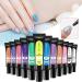 2 5D Nail Painting Gel 12 Pieces 5D Jelly Nail Glue Set - Multipurpose Soft Tube Nails Art Salon Accessories Ytger 2 Pcs 12pcs - Buy Online on GoSupps.com