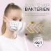 50pc Disposable Face Masks Made in Germany | CE Certified Type IIR | Small Size Kitty White | 99% Filtration | Elastic Earloops - Buy Online on GoSupps.com