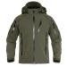TACVASEN Men's Special Ops Tactical Jacket Water-Resistant Softshell Hiking Detachable Hoodie Fleece Jacket X-Large Green
