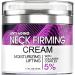 Anti Aging Neck Firming Cream  Revitalizing Moisturizer for Face  Wrinkles and Double Chin Reducing Formula  Collagen and Retinol Tightening Cream for Dcollet  All Natural Components