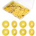 500 Pcs Gold Brass Washers for Paper Fasteners, Slotted Round Metal Plated Washers for Scrapbooking, Crafts, Making DIY Supplies, OD 15mm, Storage Box Included