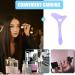 FOMIYES Applicateur De Bouclier De Mascara Bouclier De Cils En Silicone Pochoirs D'eyeliner Applicateur De Maquillage Pour Les Yeux Outils D'assistant De Maquillage Violet - Buy Online on GoSupps.com
