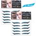 Crystal Eyeliner Stickers 10 Pairs v Reusable Glitter Eyeliner Stickers Waterproof Instant Adhesive Stick on Eyeliner Eyeshadow Strop for Dress Up Party Blue - Buy Online on GoSupps.com