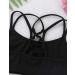 CHICTRY Girls' 2 Piece Activewear Set - Strappy Sport Bra & Booty Short for Dance & Gymnastics, Black 11-12 Years - Buy Online on GoSupps.com