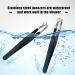 Stainless Steel Nose Hair Trimming Tweezers Set for Men and Women - 2 Pieces Black Round Head Tweezers for Sideburns, Brows, and Body - Water Resistant Nose Hair Clippers - Buy Online on GoSupps.com