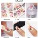 Cyalean Nail Art Stickers 24 Sheets Water Transfers DIY Art Nail Stickers Self Adhesive Colorful Flowers Watermark Nail Sticker for Women Girls Manicure DIY and as Kids Craft Art - Buy Online on GoSupps.com