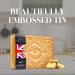 Giant Custard Cream Biscuits Gift Set - Custard Creams Novelty Biscuit Tin Family Biscuits Box with Custard Cream Luxury Biscuits - British Fathers Day Gift Ideas for Dads Birthday Hamper Tins 450g - Buy Online on GoSupps.com