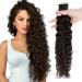 Runature tape in extensions real hair curly 40cm brown hair extension real hair tape in invisible curls 50g 20 stucco remy hair extreme real hair curly curly color #2-nw 40.64 cm TP #2-nw
